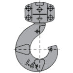 【キトー レバーブロックL5形（1.6t）用】下フック組 造船用