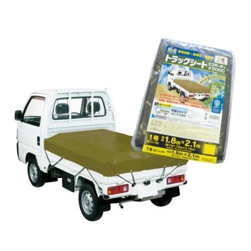 萩原 PE軽トラックシート 1.8×2.1m（シルバー） ｜トラック資材・用品