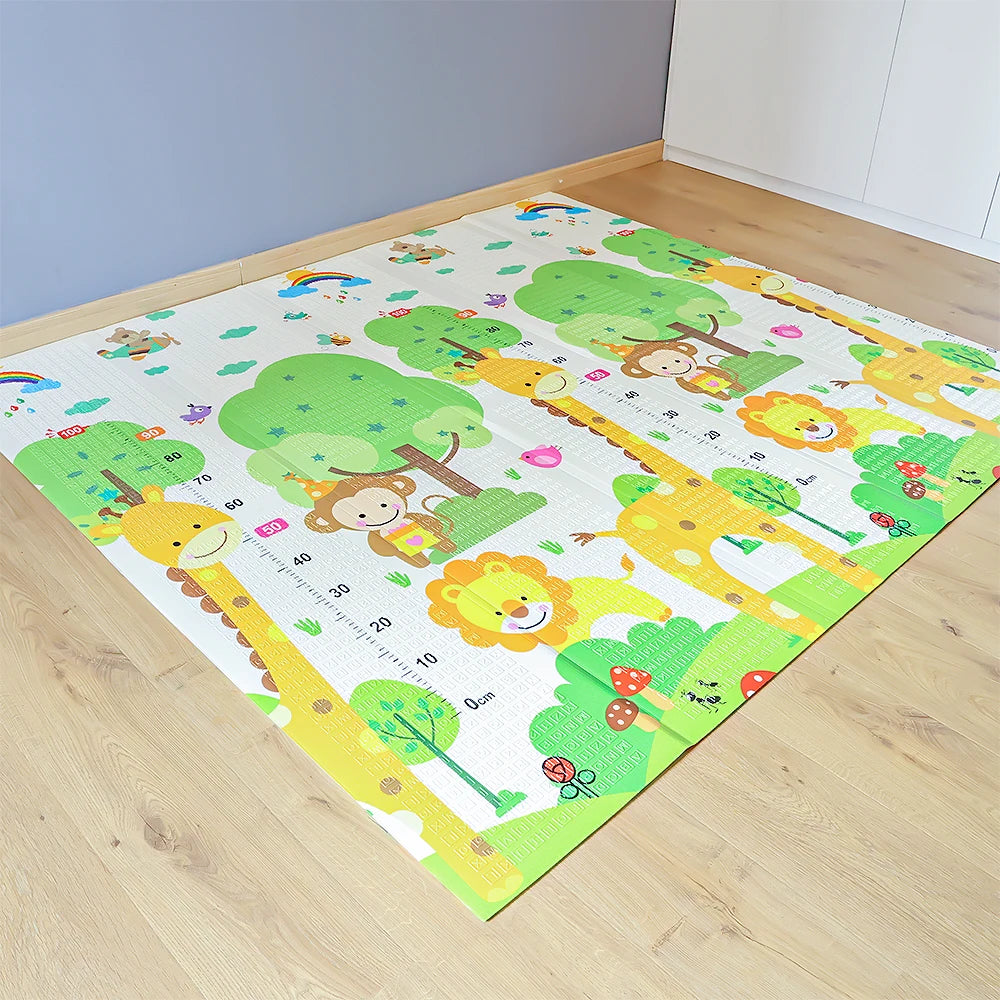 Foldable Children's Cartoon Puzzle Play Mat