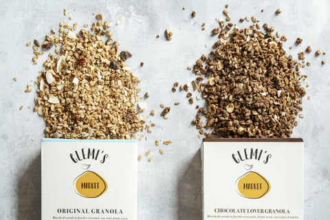 Cereali a dieta chocolate lover granola e original granola clemi's market
