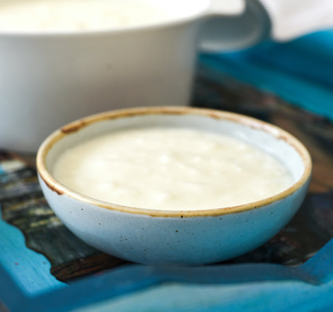Bowl with Greek yogurt