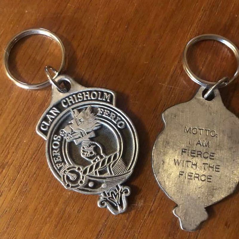 Clan Chisholm Metal Keyring