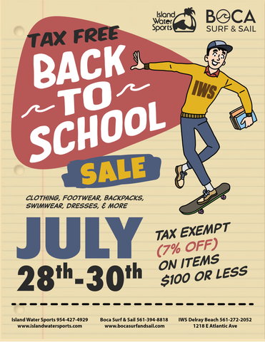 BACK TO SCHOOL SALE FLYER