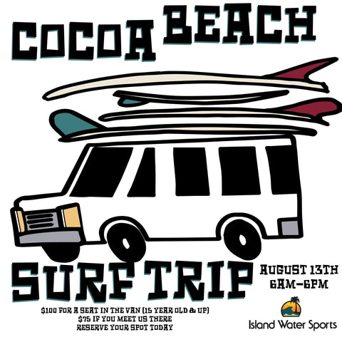 Cocoa Beach single day surf trip from south florida