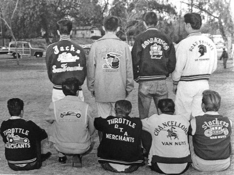 Car club jackets circa 1950