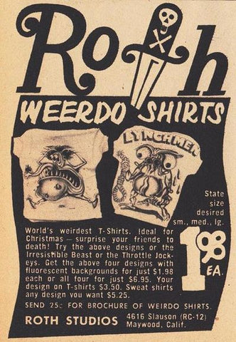 Ed Rot weirdo's tees