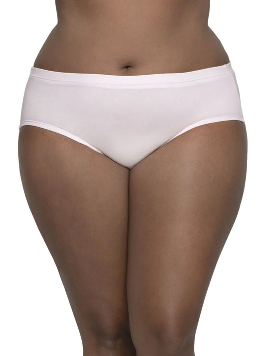Womens Plus Size Fit For Me Comfort Covered Cotton assorted Brief 6 Pa –