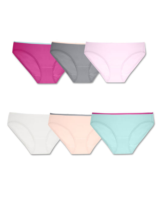 Womens Breathable Micro Mesh Low Rise Brief 6 Pack –