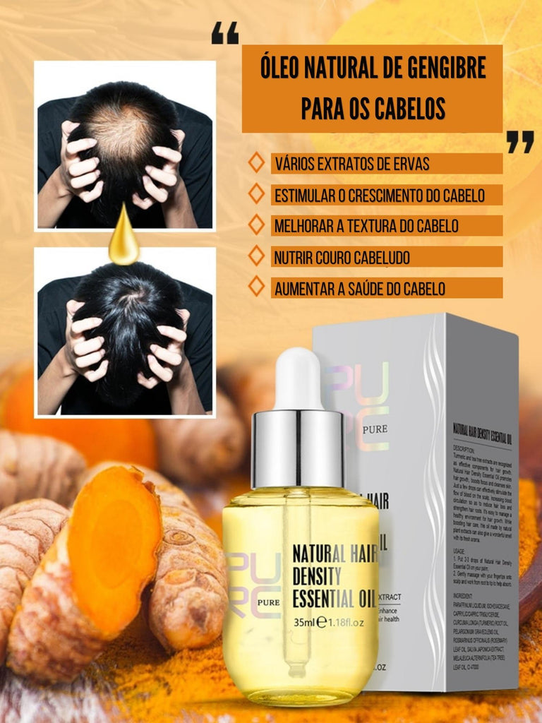 purc gengibre natural para crescimento do cabelo anti queda de cabelo beleza holik