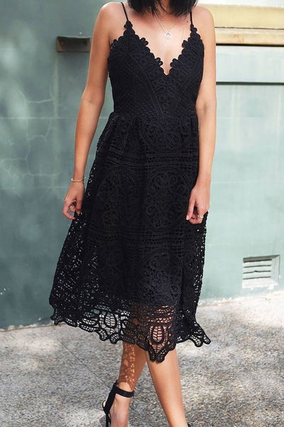 Self-Portrait Navy Guipure Floral Lace Overlay Strappy Midi Dress
