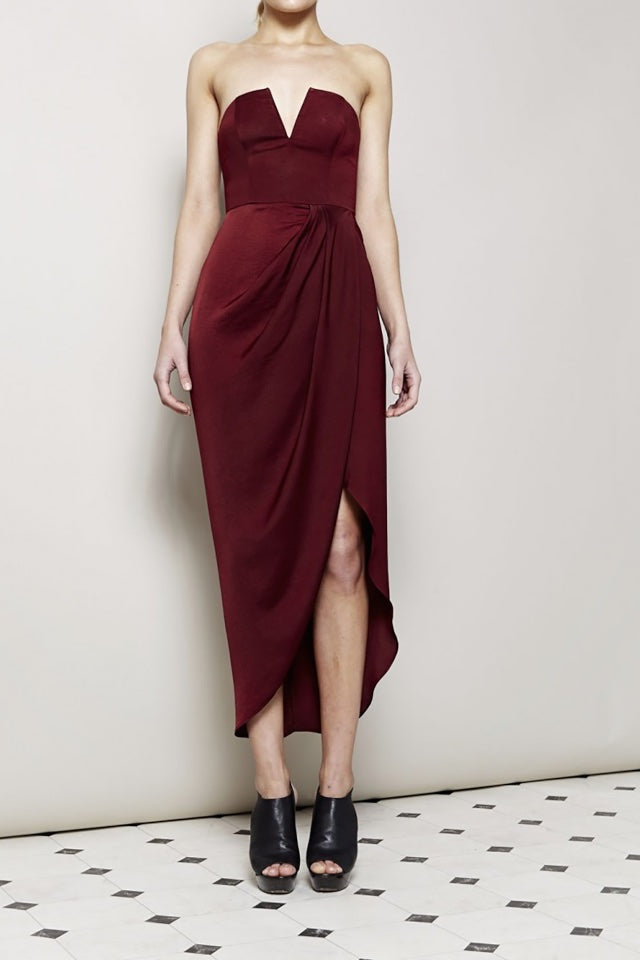 Shona joy hot sale burgundy dress