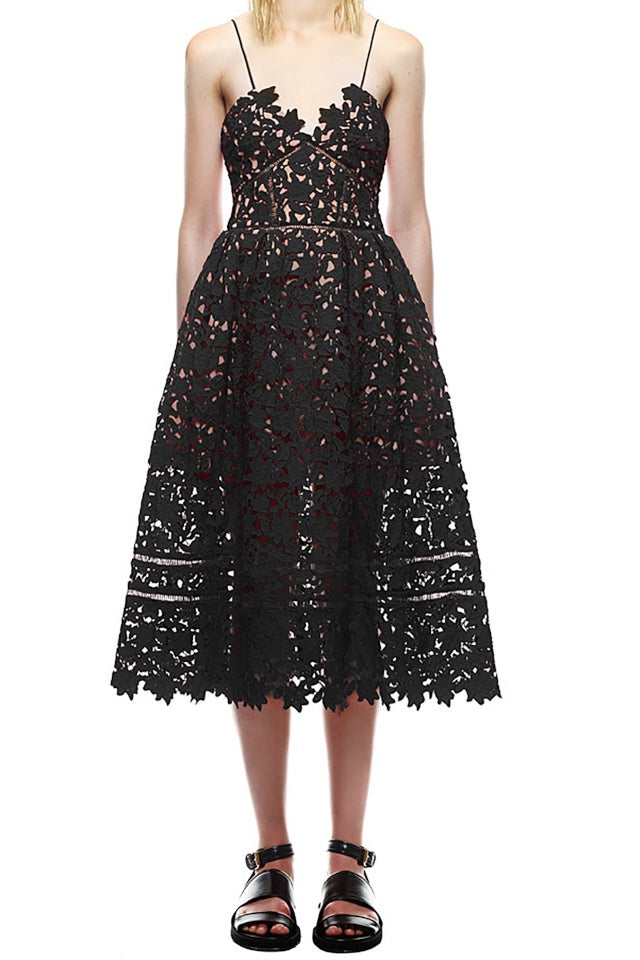 Azaelea guipure lace dress