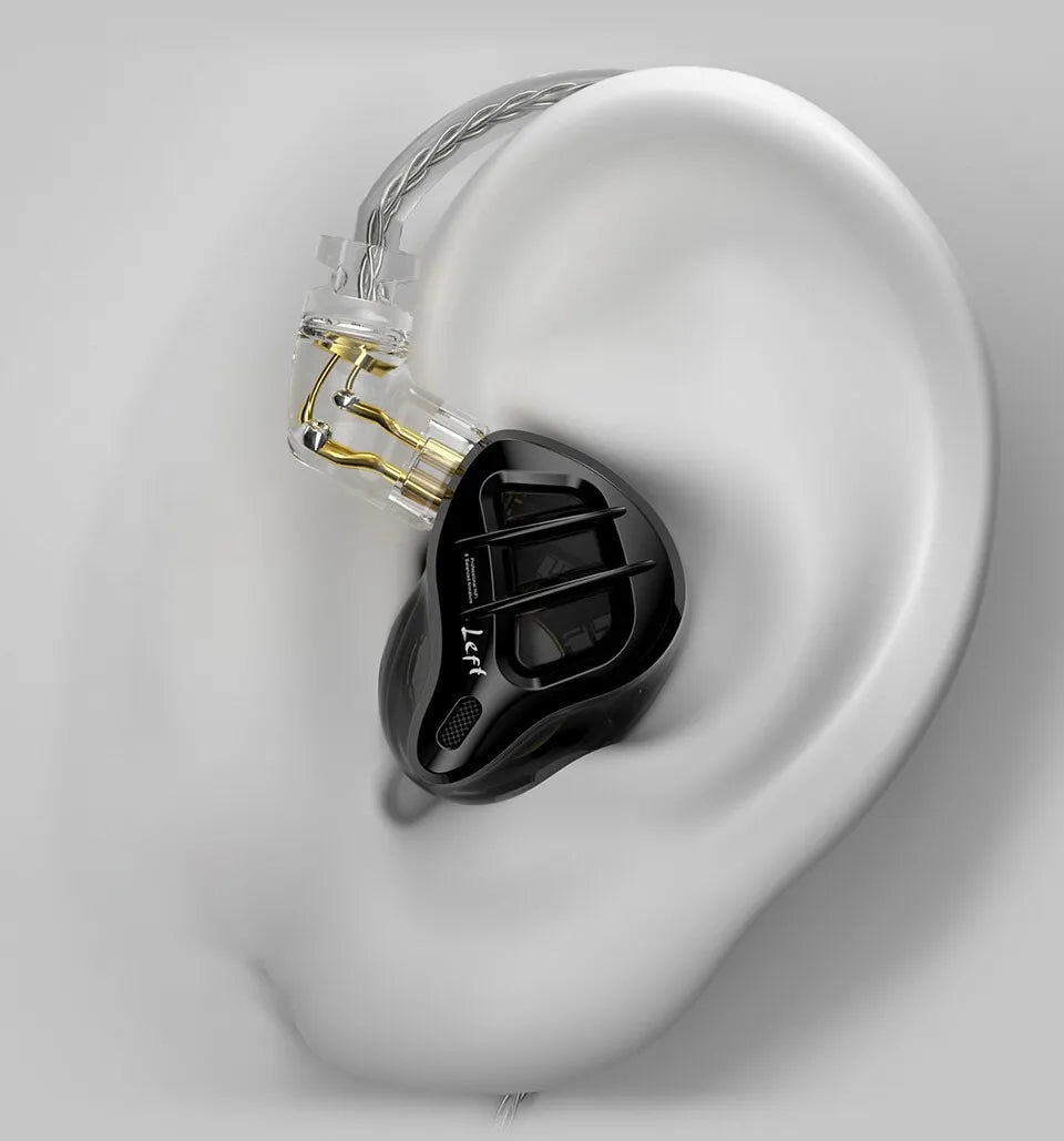 Fone de ouvido in-ear 16 drivers KZ ZAR para graves