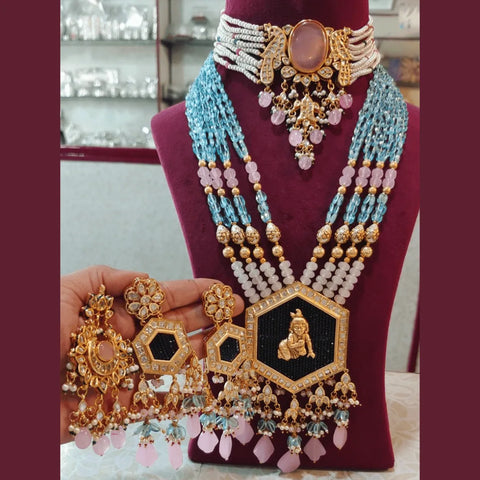 Traditional temple jewellery set