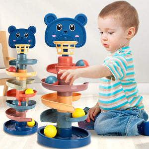 Rolling Ball Tower - Adrian's Toy Box - Pound And Roll Tower