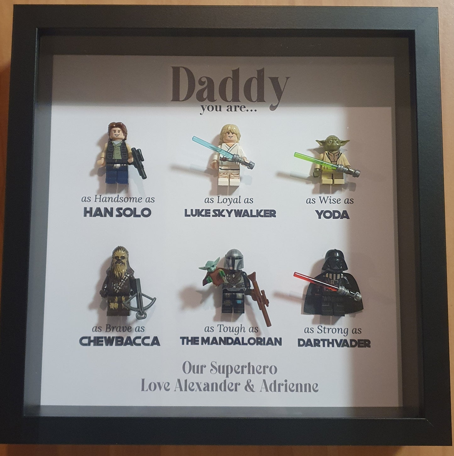 star wars lego shadow box