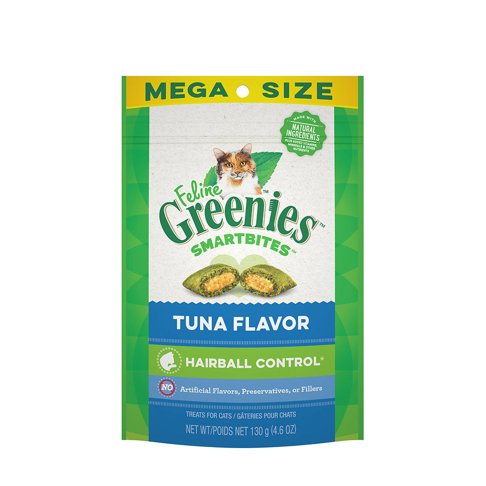 Greenies Cat Smartbites Treats Hairball Control Tuna 130g – Bow & Wow