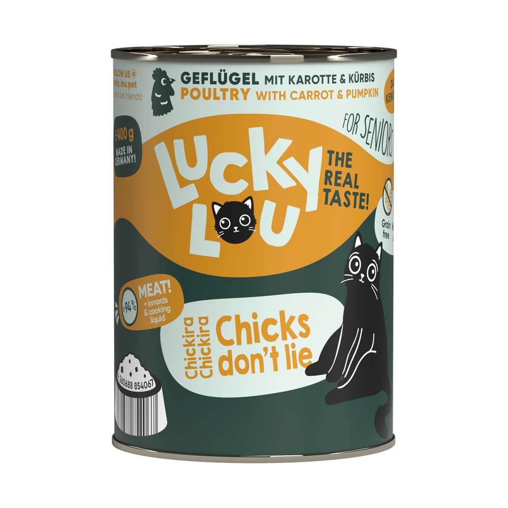 LuckyLou Cat Life Stage Sterilized - 6 x 400 g