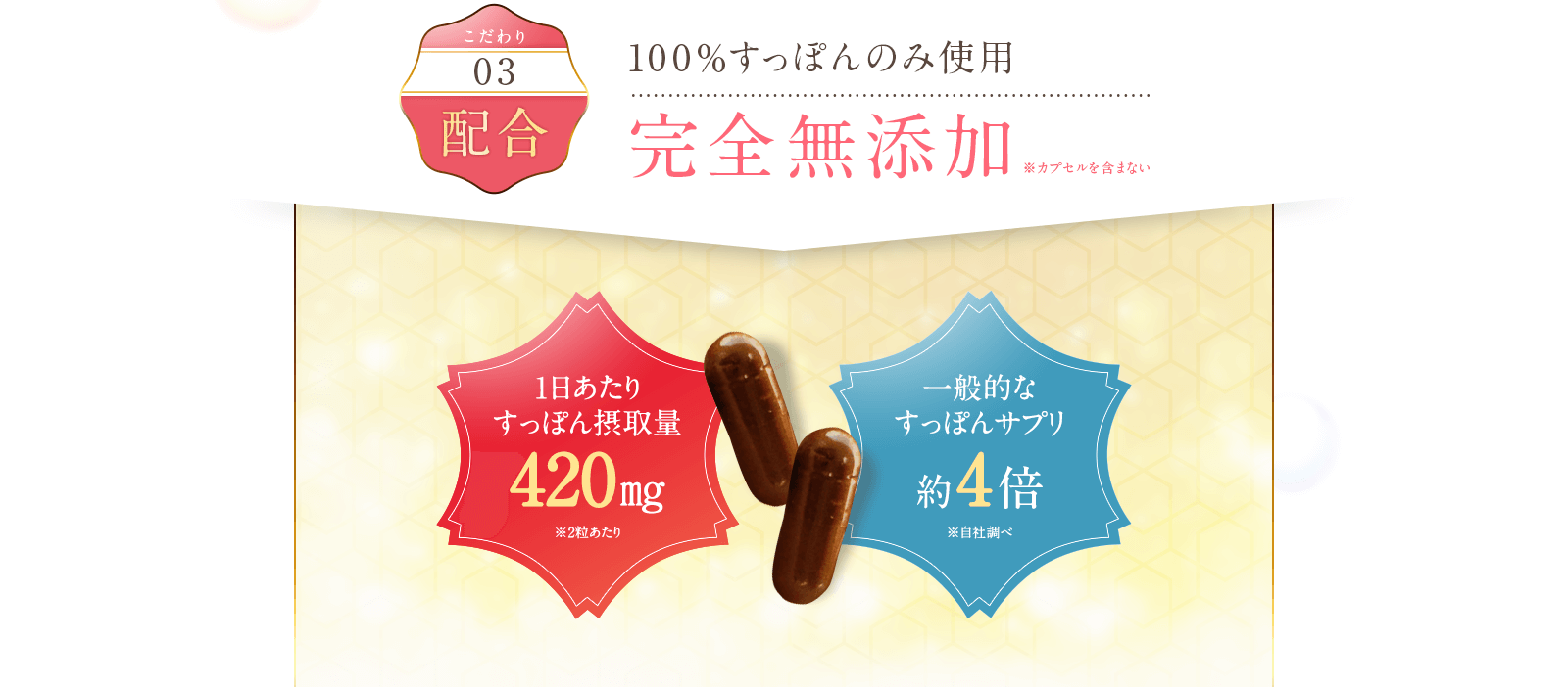 100％すっぽんのみ使用完全無添加※カプセルを含まない