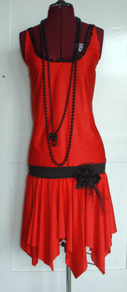 Red flapper dress which I used as inspiration for my own dress