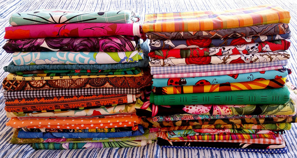 Woven, light weight, patterned fabrics