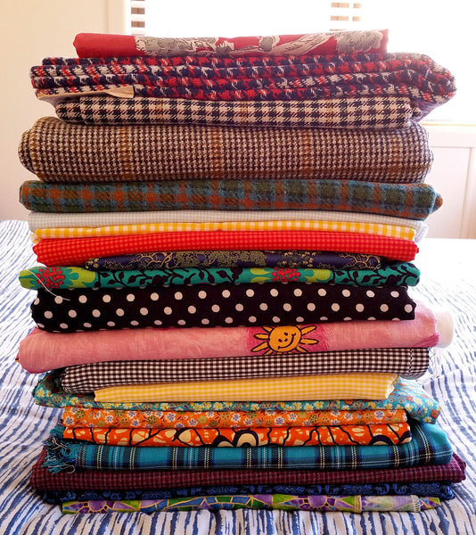 Woven, medium weight, patterned fabrics