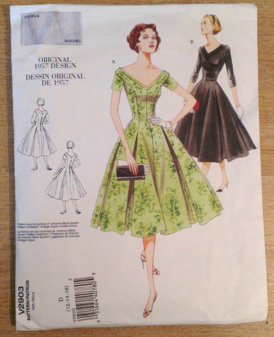 Vintage Vogue Pattern 2903