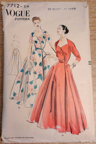 Vogue Pattern 7712 from 1952