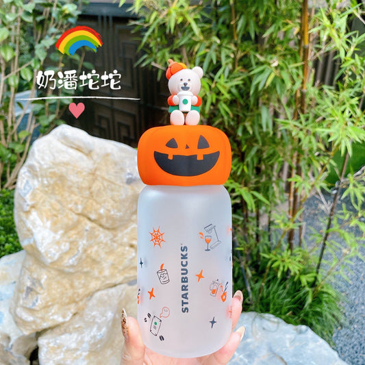 Starbucks China × Contigo 390ml 2020 Halloween pumpkin stainless straw –  moya529store