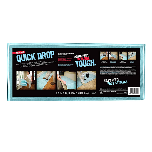 Slip Resistant White Drop Cloth - Smart Grip® Drop Cloth - Trimaco