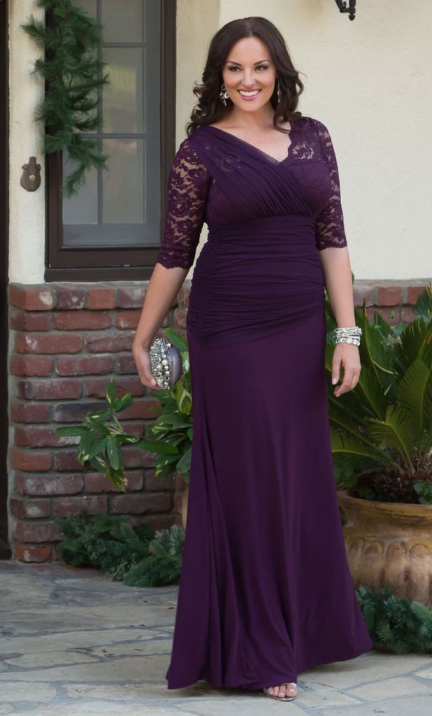 formal gowns for plus size ladies