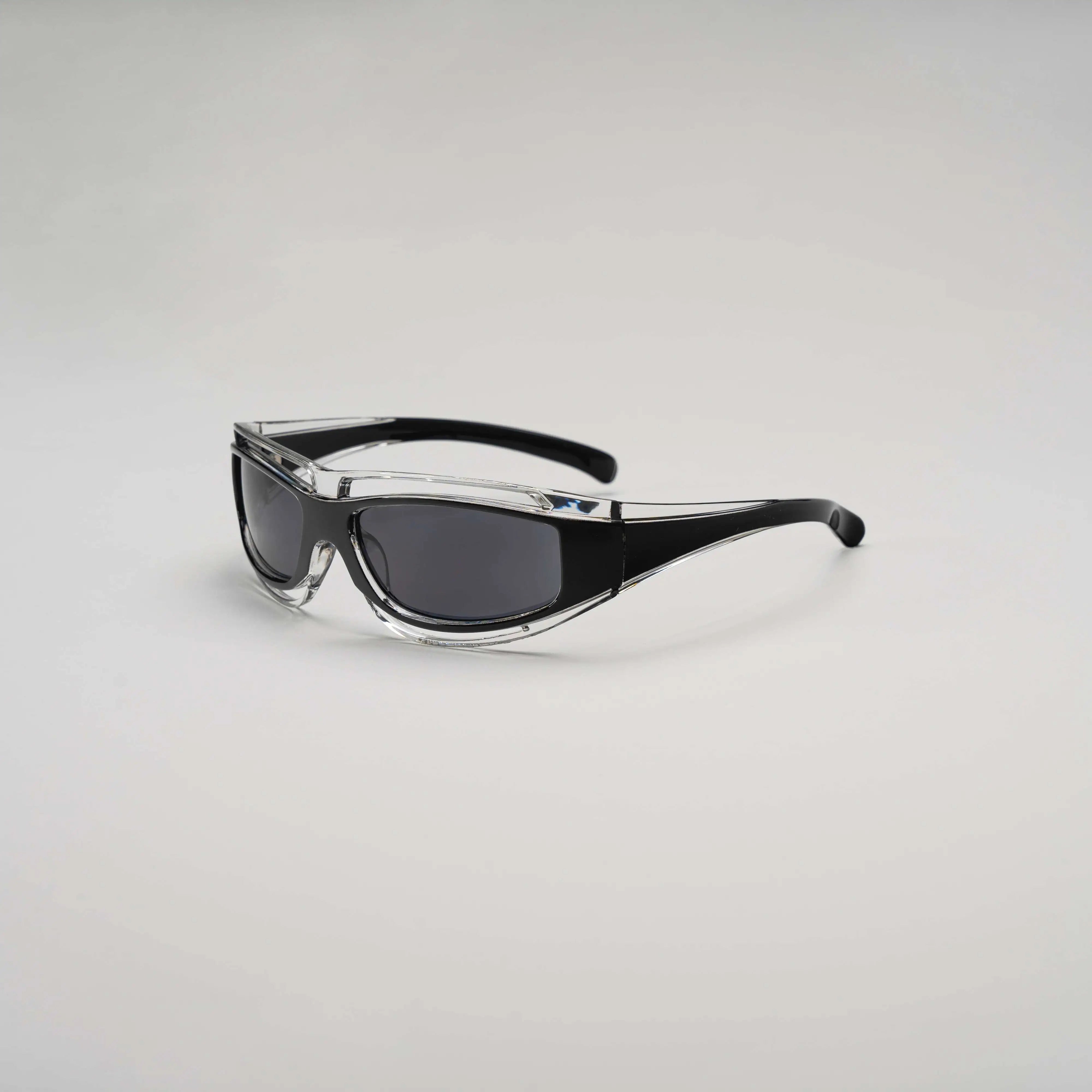 Shop 'Night Racer' Y2K Sunglasses in Black | TheShadePrjct