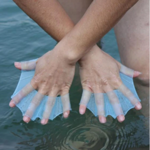 Swim Faster with Webbed Fingers