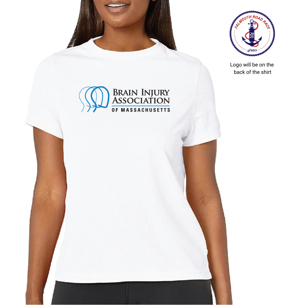 Brain Injury Association of MA FRR - ASICS Women's Ready Set Short Sleeve Tee White (2012b469) - BIAMA-01