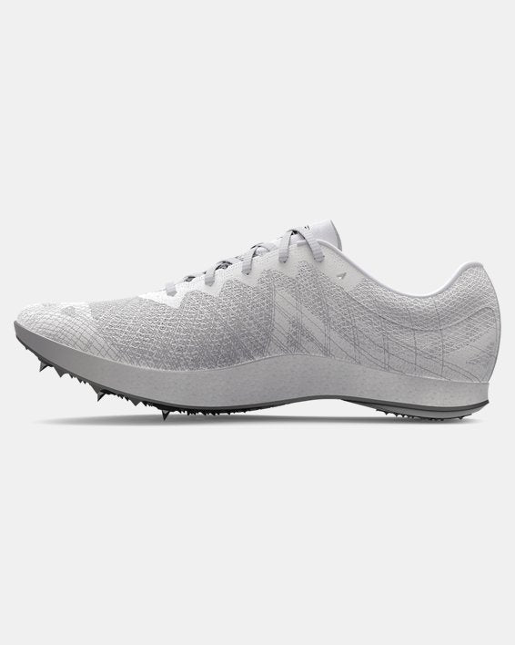 Under Armour HOVR Miler Pro 3 Halo Grey/ Pitch Grey/Metallic Victory Gold  Men's Track Spike - Hibbett