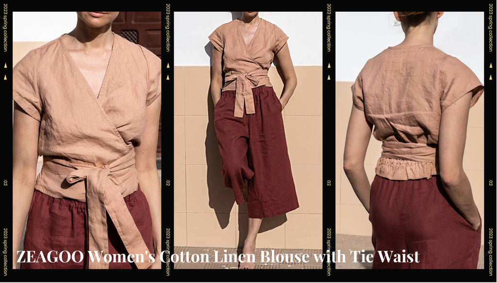 cotton linen tops