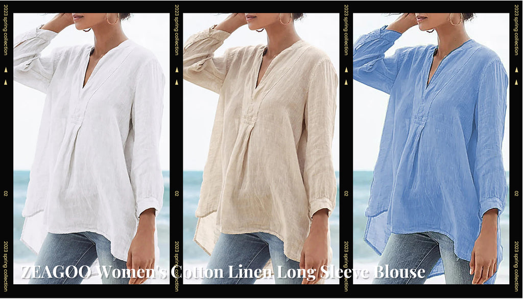 cotton linen tops