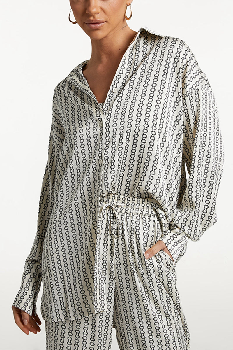 Relax Button Down Long Shirt