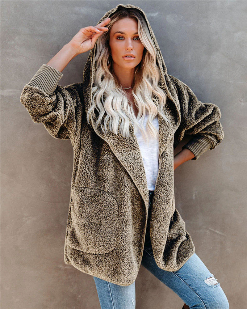 Oversized Teddy Jacket – Zeagoo