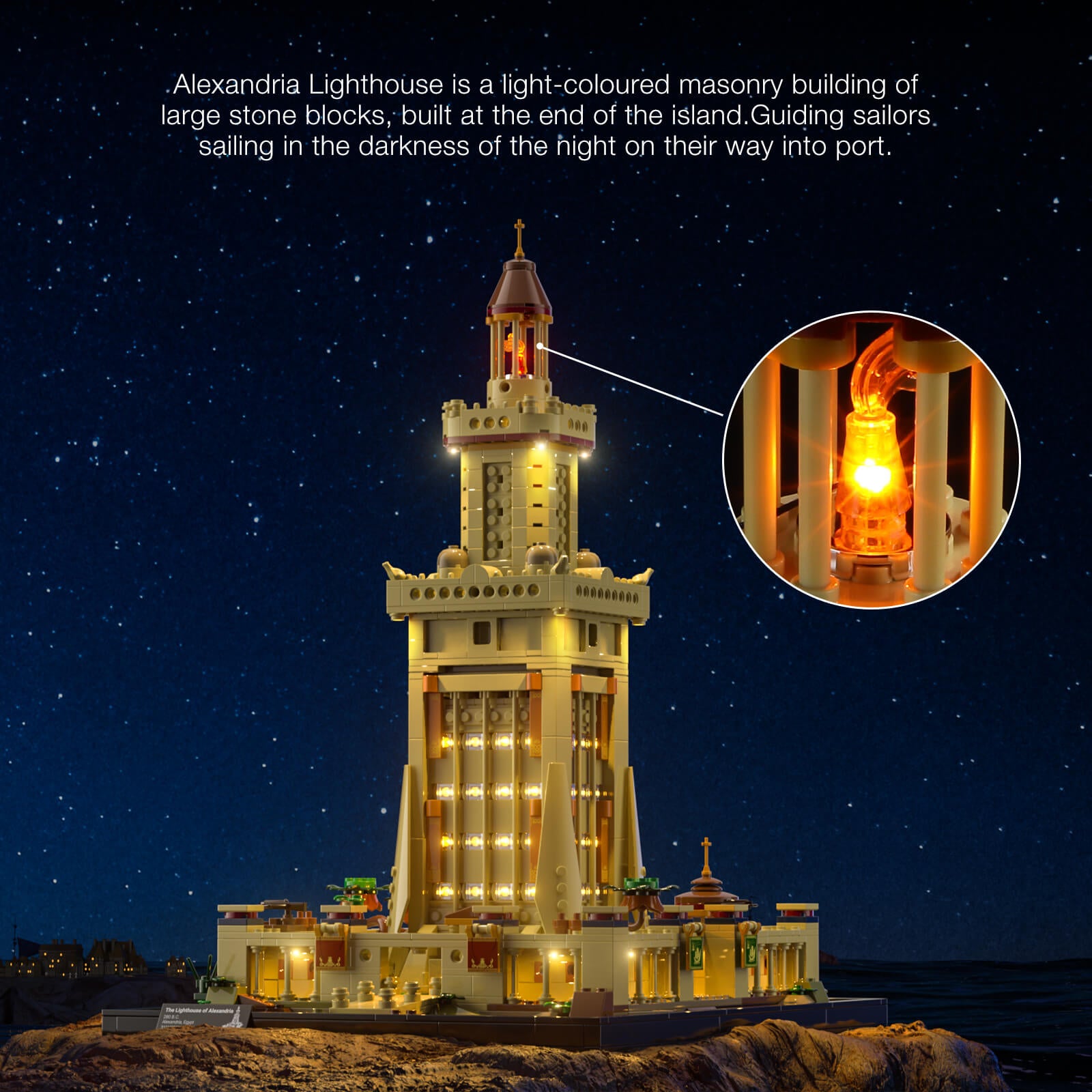 lighting The Lighthouse of Alexandria