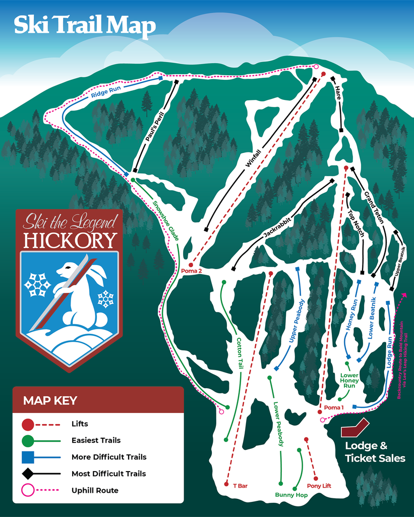 Ski Trail Map