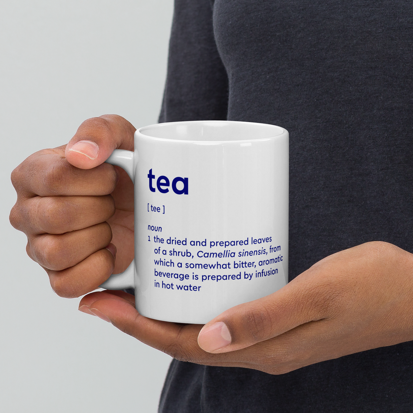 “茶”定义光滑的杯