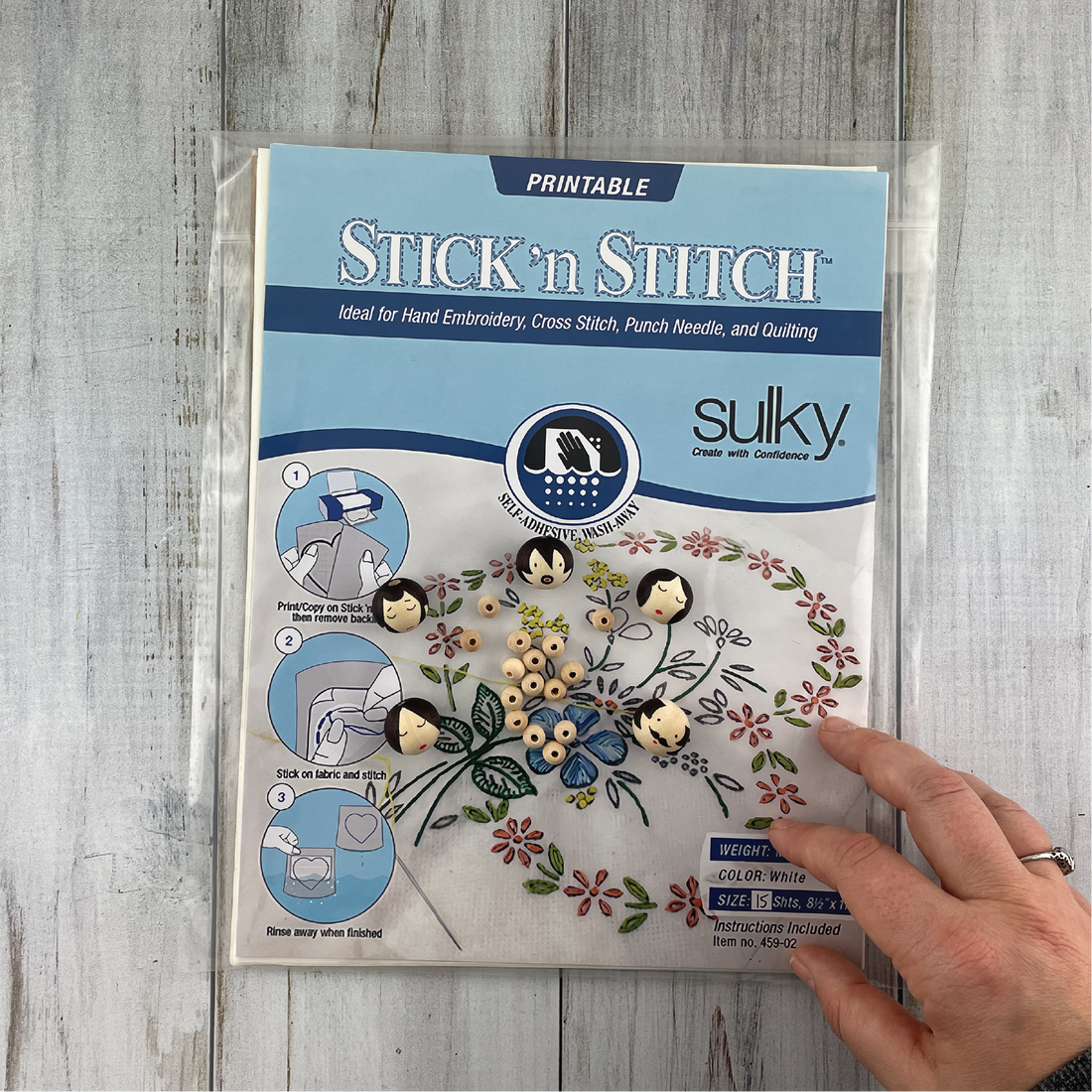 Sticky Fabri-solvy / Sulky Solvy / Stick N Stitch / Sulky Fabri