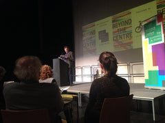 Carlo Gébler launching Beyond the Centre at the Crescent Arts Centre