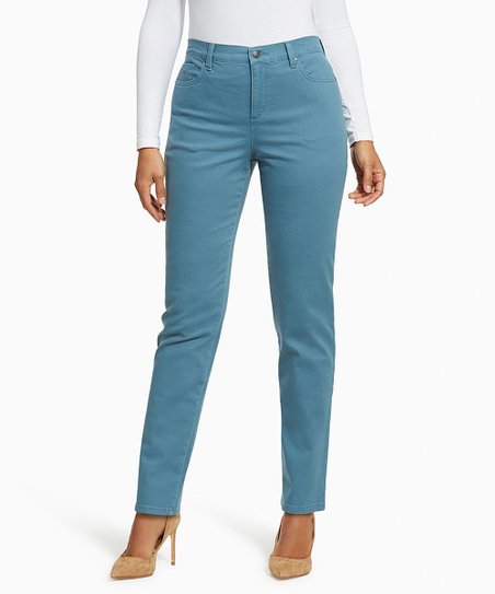 Gloria Vanderbilt Amanda Tapered Jeans, Petite Length. Maya Wash (blue  denim). MSRP $45