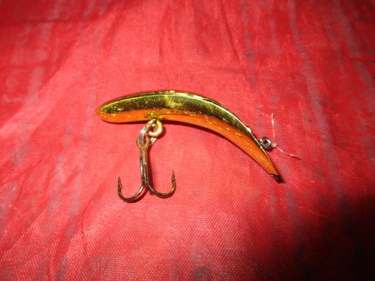 Vintage Luhr Jensen Krocodile Die #3, 1/3oz Frog / Nickel fishing