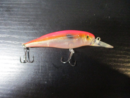 Used Pink and Yellow Crankbait Lure – cssportinggoods