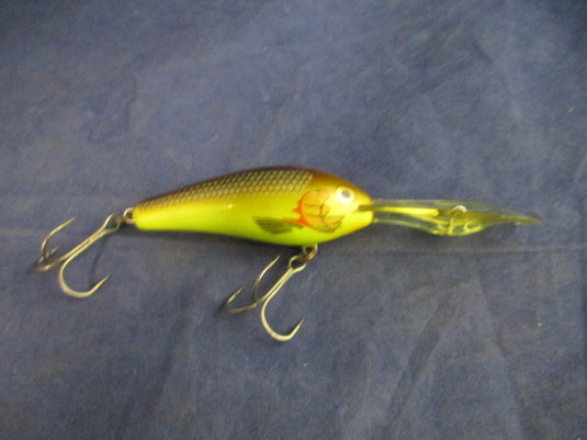 RAPALA DOWN DEEP RATTLIN FAT RAP DRFR 7 GBK - Glass Black - vintage super  rare