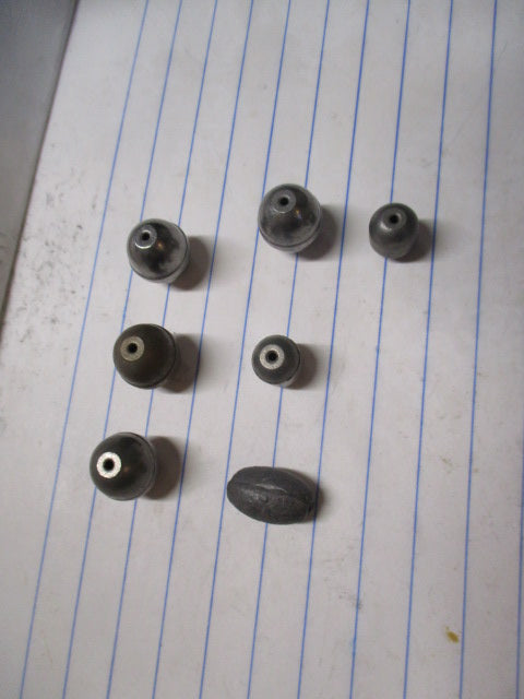 Used Rubber Core Sinkers - 7 ct – cssportinggoods