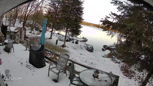 Outdoor Wireless Home Camera Working in Cold Place with snow!